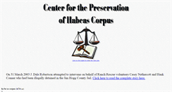 Desktop Screenshot of habeascorpus.net