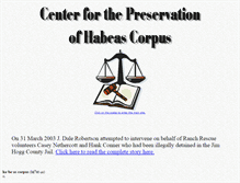 Tablet Screenshot of habeascorpus.net